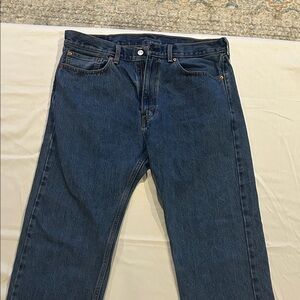 Levi's Dark Blue Straight Jeans